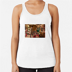 Last Christmas's main character works as a store elf Last Christmas Tank Tops