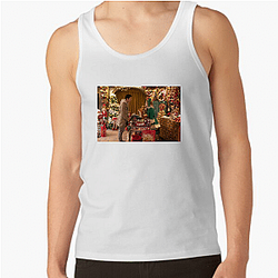 Last Christmas's main character works as a store elf Last Christmas Tank Tops