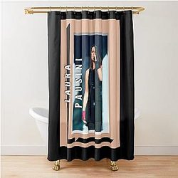 Laura Pausini Shower Curtain