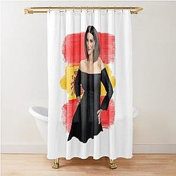 Laura Pausini Spain Shower Curtain