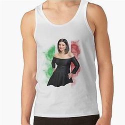 Laura Pausini tank top Italy