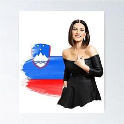 Laura Pausini Slovenia 2024 Poster shirt