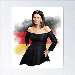 Laura Pausini Germany T-Shirt Poster