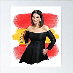 Laura Pausini Spain T-shirt Poster