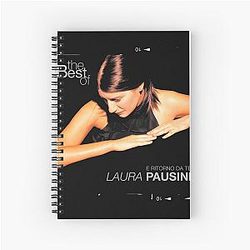 Laura Pausini The Best Of Laura Pausini Spiral Notebook