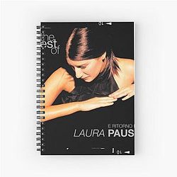Laura Pausini the best of Laura Pausini e Ritorno da te Spiral Notebook