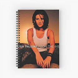 Laura Pausini Spiral Notebook