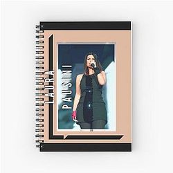 Laura Pausini Spiral Notebook
