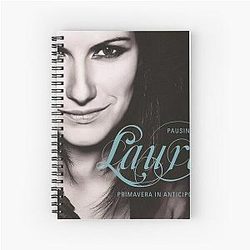 Laura Pausini Primavera in Agosto Spiral Notebook