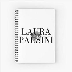 Laura Pausini Spiral Notebook