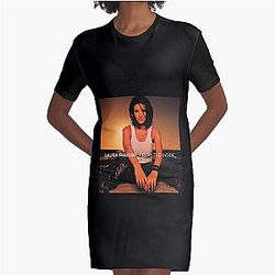 Laura Pausini from the Inside Graphic T-Shirt Dress