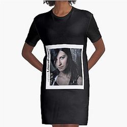 Laura Pausini grafica T-shirt dress