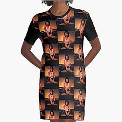 Laura Pausini from the Inside Graphic T shirt Dress