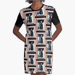 Laura Pausini Graphic T-Shirt Dress