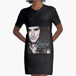 Laura Pausini Spring in the Air Graphic T-Shirt Dress