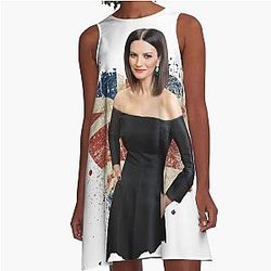 Laura Pausini A-Line Dress