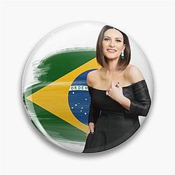 Laura Pausini Brazil jersey 2024 Pin