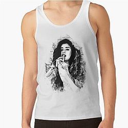 Lauren Jauregui black logo Tank Top