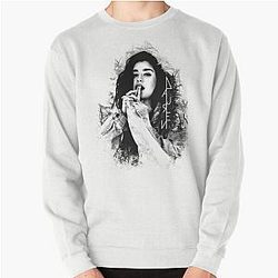 Lauren Jauregui black logo Pullover Sweater