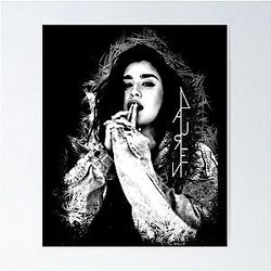 Lauren Jauregui black logo Classic Poster