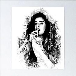 Lauren Jauregui black Poster