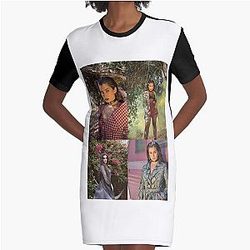 Lauren Jauregui collage photoshoot Graphic T shirt Dress