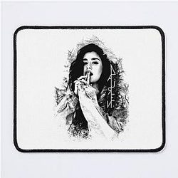 Lauren Jauregui black mouse pad