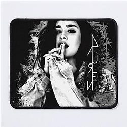 Lauren Jauregui black logo Classic Mouse Pad