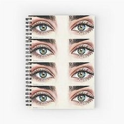 Lauren Jauregui Stare Coloured Pencil Drawing Notebook