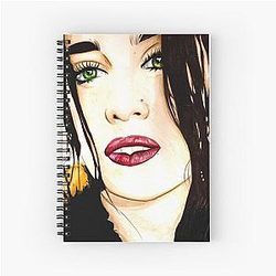 Lauren Jauregui Pencil Drawing Fifth Harmony Notebook