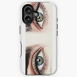 Lauren Jauregui Stare Coloured Pencil Drawing iPhone Tough Case