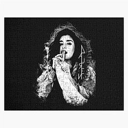 Lauren Jauregui Black and White Logo Jigsaw puzzle