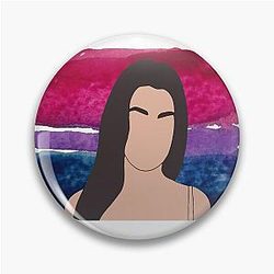 Lauren Jauregui Bisexual flag Pin