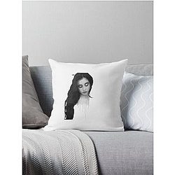 Lauren Jauregui Digital Fifth Harmony Drawing Throw Pillow