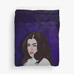 Original Digital Painting of Lauren Jauregui Duvet Cover
