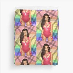 Lauren Jauregui Rainbow Duvet Cover
