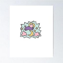 LaurenzSide Pup Art  Poster