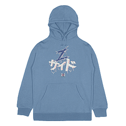 SPOOKY GLOW IN THE DARK BLUE HOODIE 