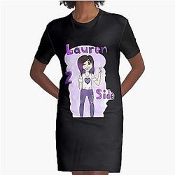  LaurenzSide Graphic T-Shirt Dress