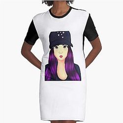  LaurenzSide Graphic T-Shirt Dress