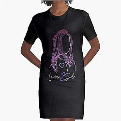  LaurenzSide Graphic T-Shirt Dress