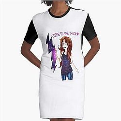  LaurenzSide Graphic T-Shirt Dress