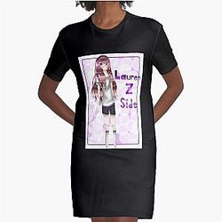  LaurenzSide Graphic T-Shirt Dress
