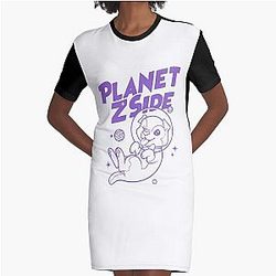 LaurenzSide Graphic T-Shirt Dress