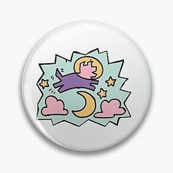 LaurenzSide Pup Art  Pin