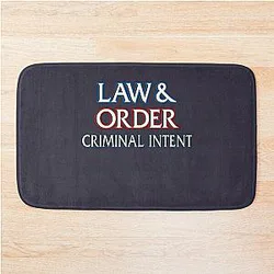 Day Gift For Law And Order Gifts For Movie Fan Bath Mat