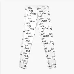 Law and Order Silver Leggings