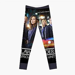 Funny Gift For Law And Order Christmas Holiday Leggings