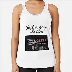 Law & Order Organized Crime  Racerback Tank Top