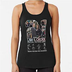 Design 21 Years Of Law and Order Special Victims Unit    Racerback Tank Top